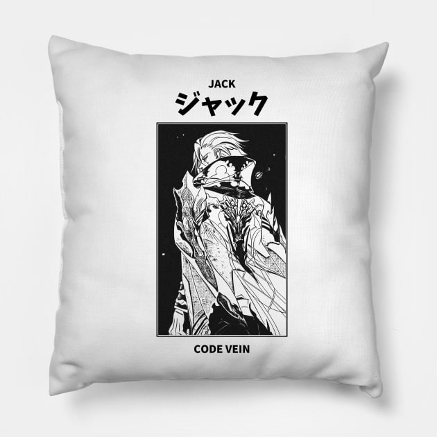 Jack Rutherford Code Vein Pillow by KMSbyZet