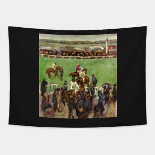 at the races longchamp 1894 - Pierre Bonnard Tapestry