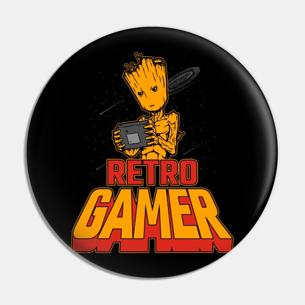 I am Retro Gamer Pin by pigboom