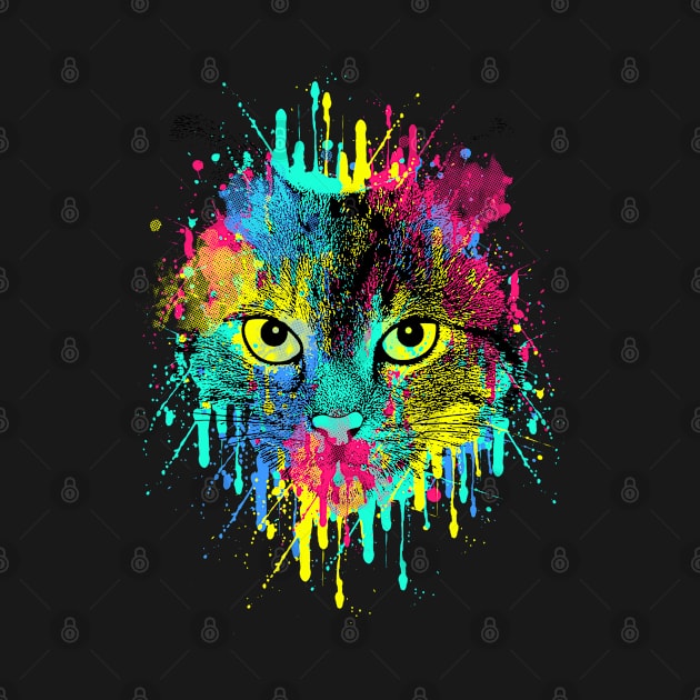 Spatter Cat by clingcling