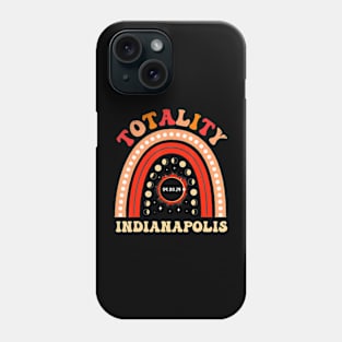 Total Solar Eclipse 2024 INDIANAPOLIS April 8th for women Phone Case