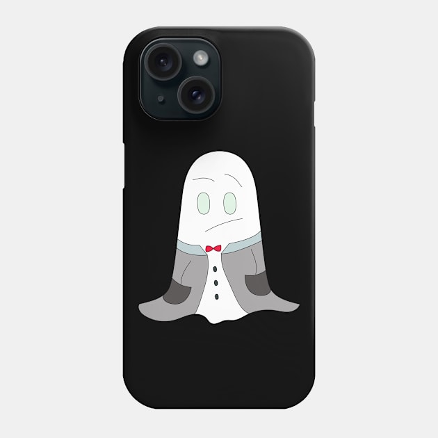 Cute ghost in tuxedo Phone Case by mycko_design