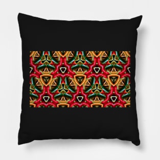 chili kaleidoscope horizontal Pillow