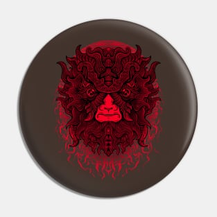 Red Monkey Pin