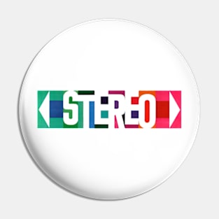 Retro Stereo Graphic - 1960s Pin