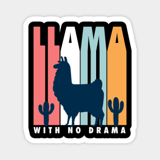 LLama With No Drama Magnet