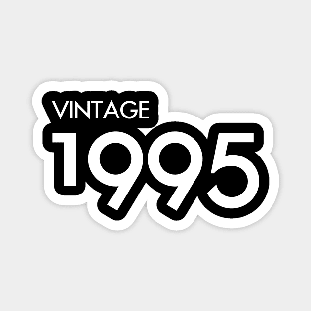 Vintage 1995 Gift 25th Birthday Party Magnet by Damsin