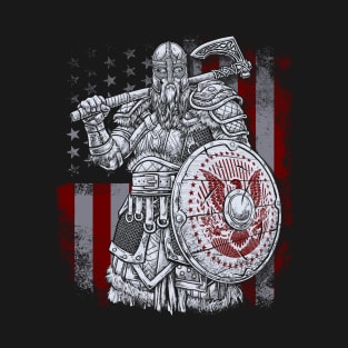 Nordic American Viking Norse Pagan Warrior T-Shirt