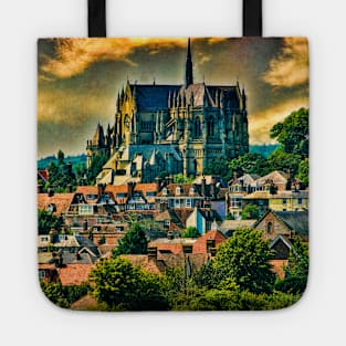 The Cathedral at Arundel with Surrounding Village Tote