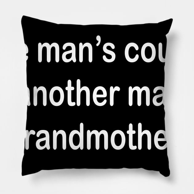 ONE MANS COUGAR Pillow by TheCosmicTradingPost