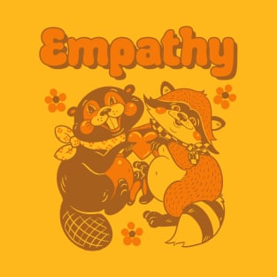 Empathy- original design - brown-orange T-Shirt