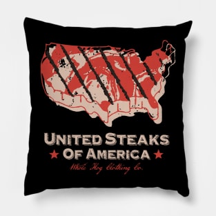 United Steaks of America Pillow