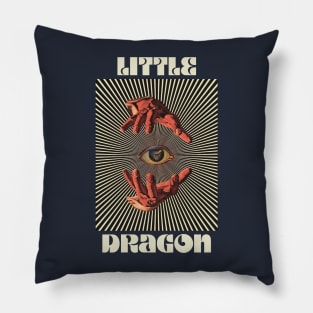 Hand Eyes Little Dragon Pillow