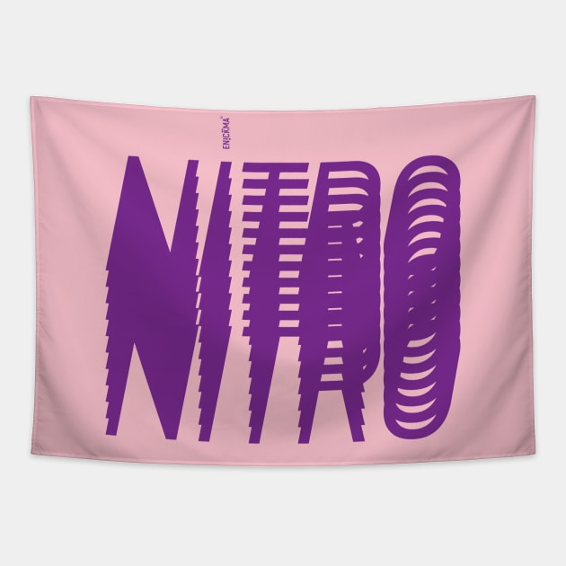 Nitro Purple Tapestry by Enickma