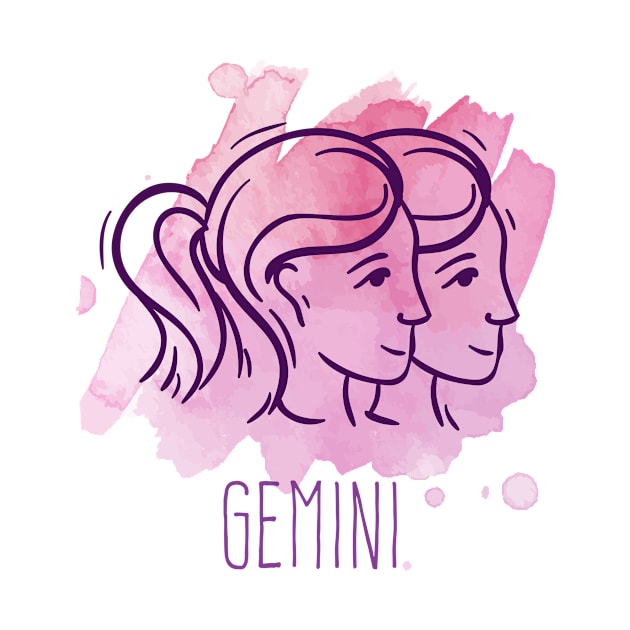 Gemini Zodiac by Dieowl