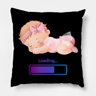 Baby Girl is Coming Pillow
