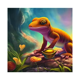 Gecko illustration T-Shirt