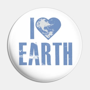 I Love Earth Pin