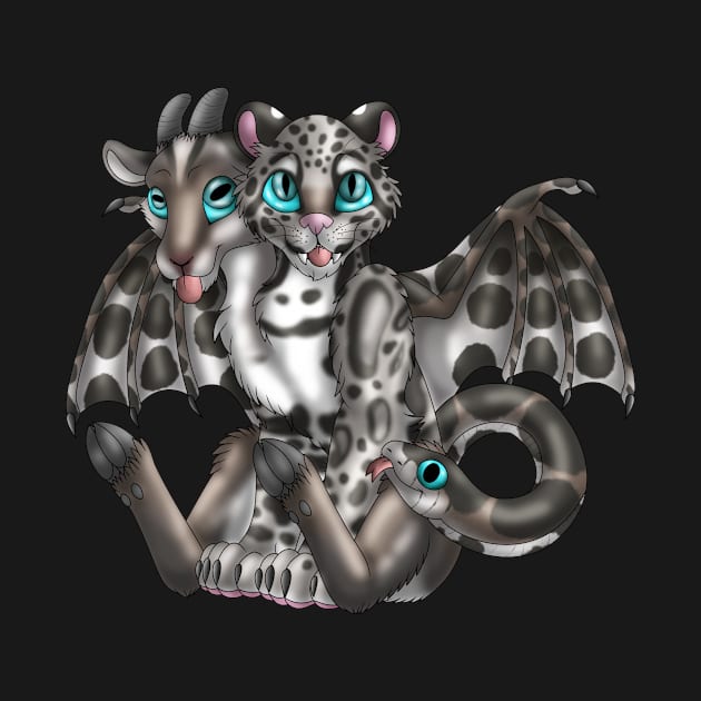 Chimera Cubs: Clouded Leopard (Silver) by spyroid101