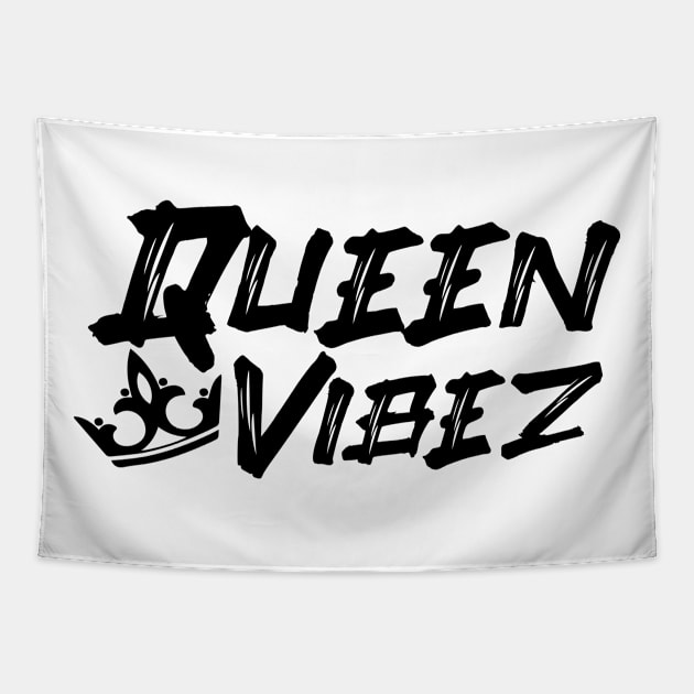 Queen Vibez Tapestry by Liftedguru Arts