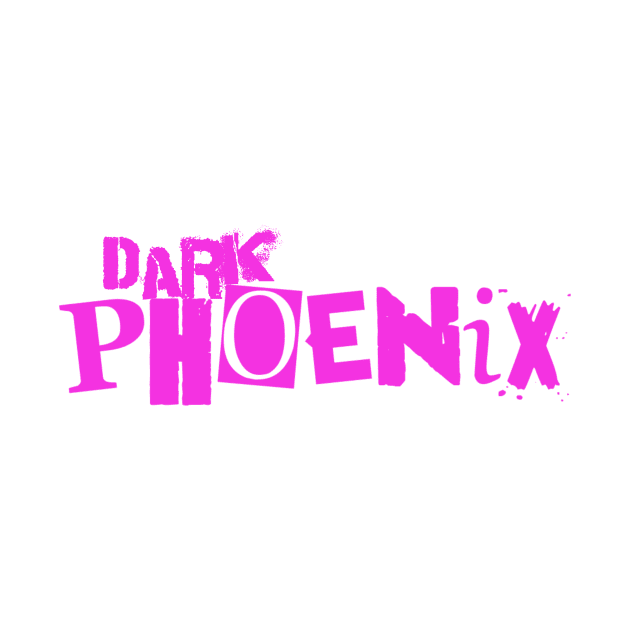 Dark Phoenix Punk Logo by My Geeky Tees - T-Shirt Designs