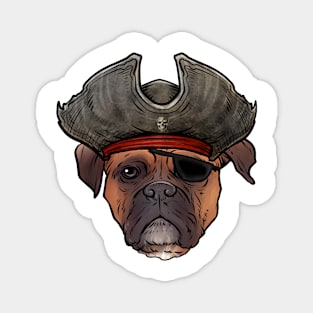 Boxer Pirate Magnet