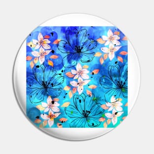 Floral Flower Calm Pin