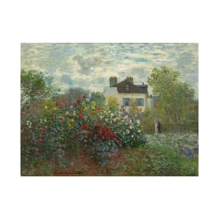 Claude Monet  A Corner of the Garden with Dahlias T-Shirt