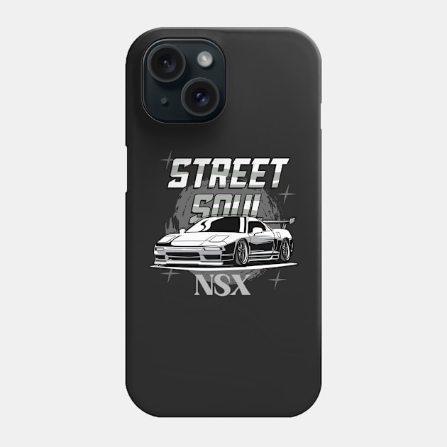 jdm NSX street racer Phone Case by ASAKDESIGNS