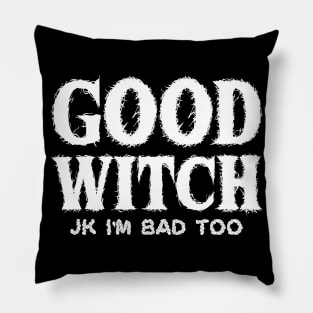 Good witch bad Pillow