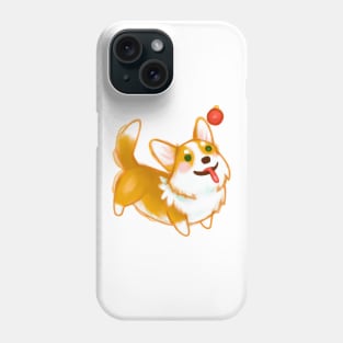 Cute Pembroke Welsh Corgi Drawing Phone Case