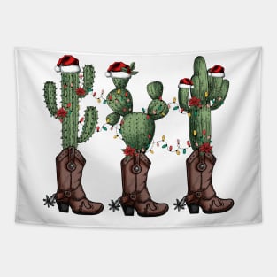 Cowboy Christmas Tapestry