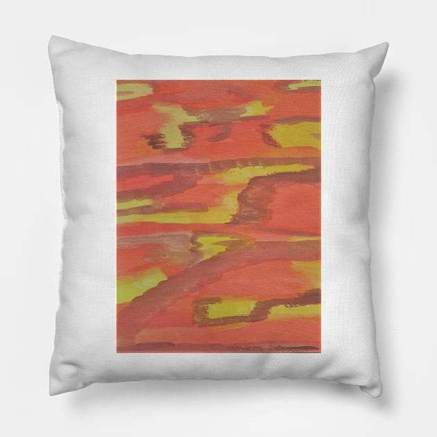 Well Traveled Print Pillow by DanielleGensler