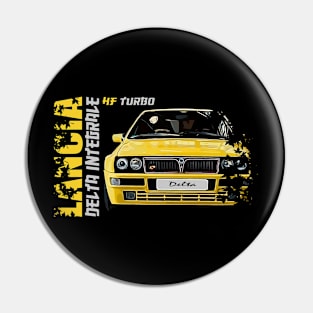 Delta Integrale HF Turbo Yellow Pin