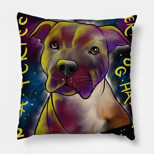 Every Dog Has A Home Pitbull Gift Pit Bull Lover Pitbulls Product Pillow by Linco