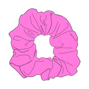 Pink Scrunchie T-Shirt