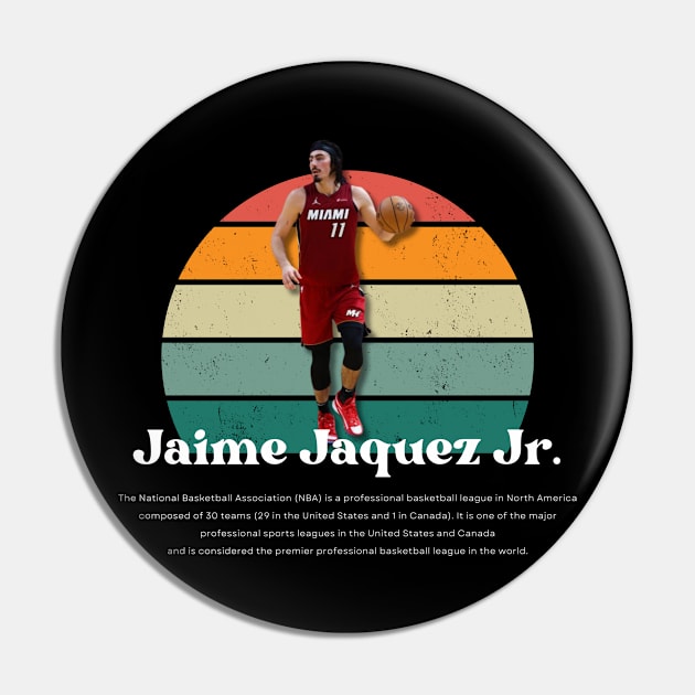 Jaime Jaquez Jr. Vintage V1 Pin by Gojes Art