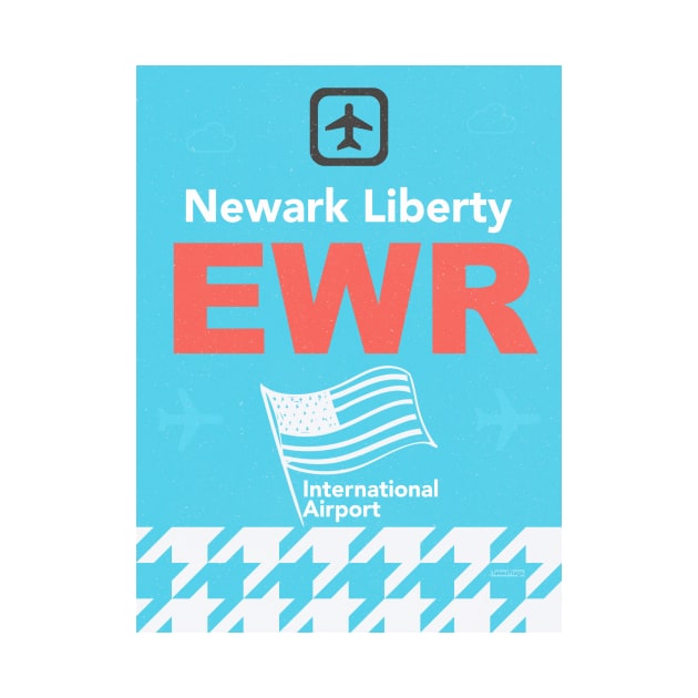 EWR Newark Liberty airport code by Woohoo