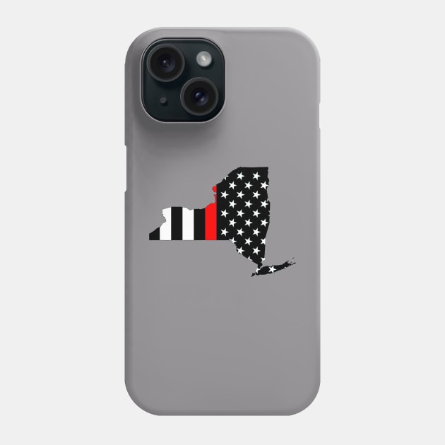 New York Thin Red Line Phone Case by EastEndDesigns