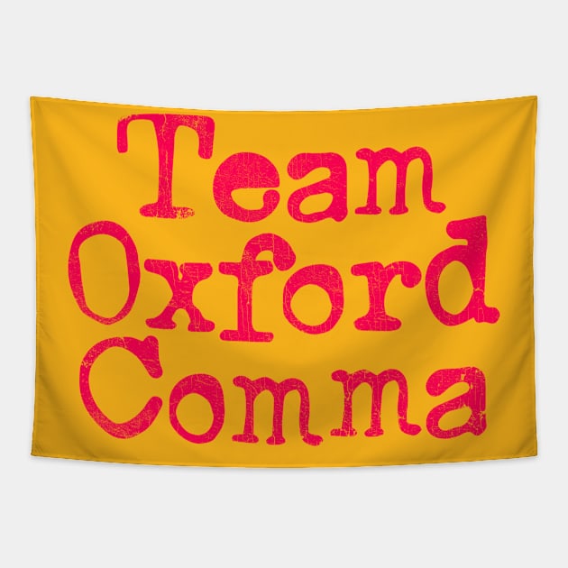 Team Oxford Comma Tapestry by DankFutura