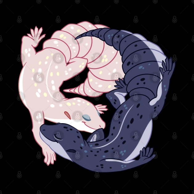 Yin Yang Geckos - Leopard Gecko by Yukiin