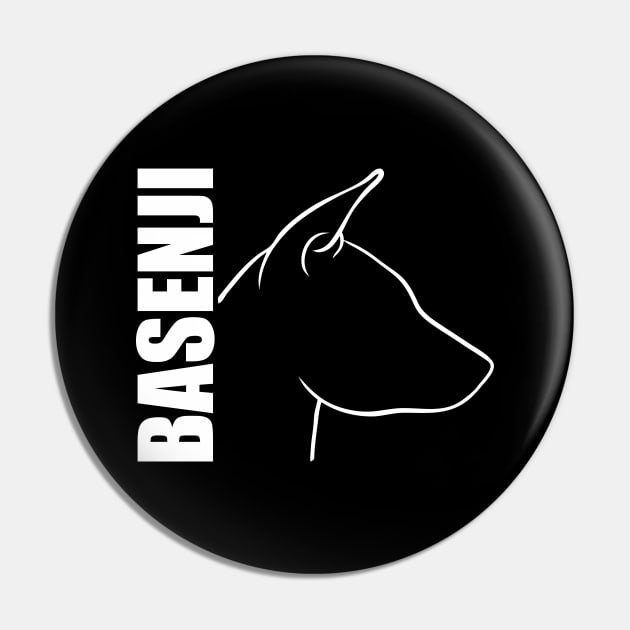 Proud Basenji profile dog lover Pin by wilsigns