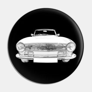 Triumph TR6 classic car Pin