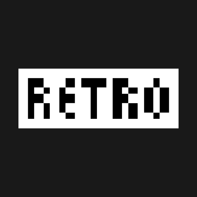 Retro Pixel Text (black) by MacSquiddles