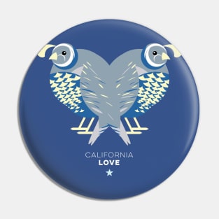 CA LOVE Pin