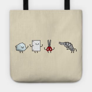 Rock, Paper, Scissors, Gun I win Tote