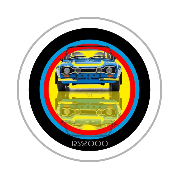 Ford Escort RS2000 mk1 on target by AaaahEeeekStudio