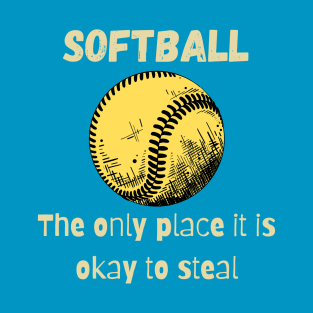 Softball steal T-Shirt