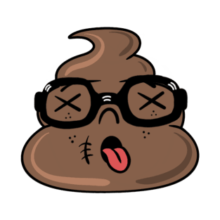 Dead poop emoji T-Shirt