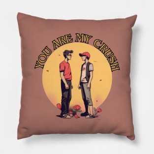 LGBT, valentines day, minimalistic, queer, gay Pillow